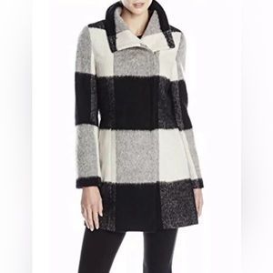 Ivanka Trump Women's Plaid Wool-Blend Coat